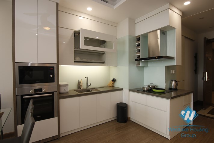 A three-bedroom apartment on the high-rise complex Sun Grand, Thuy Khue